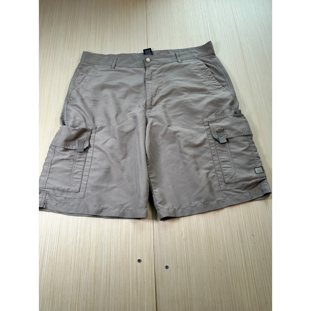 Gotcha Sport Cargo Shorts Mens 40 Gray 10" Inseam Pockets Zip Fly Outdoor Hiking